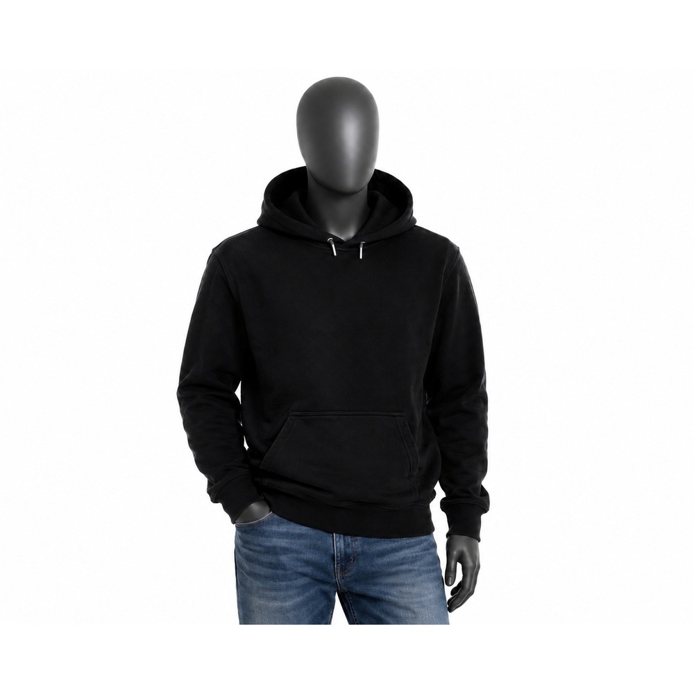 Everlane Uniform Mens French Terry Hoodie Black Pullover Sweatshirt Size M